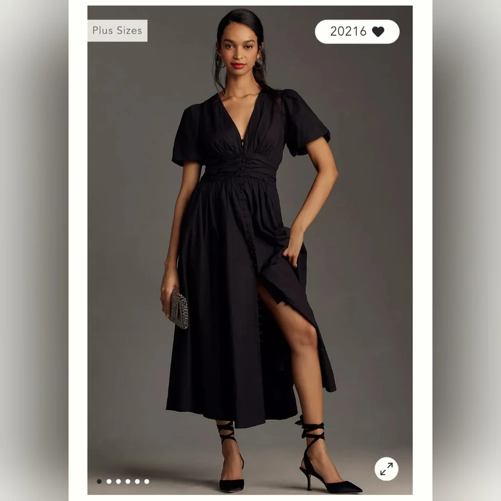 Floral V-Neck Maxi Dress - Picture 2 of 6